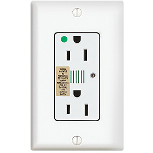PRISE,QUAL.HOPITAL,SURTENSION 15A120V CA BLANC Nuna Depot Inc.