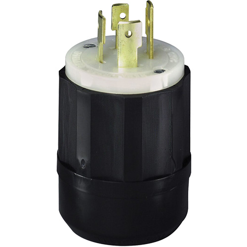 3-Pole 4-Wire Grounding Locking Plug, Nylon, 20 Amps, 250 V, L15-20P Nuna Depot Inc.