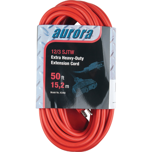 Cordon rallonge en vinyle, Ext&eacute;rieur, SJTW, AWG 12/3, 15 A, 3 prise(s), 50' Nuna Depot Inc.
