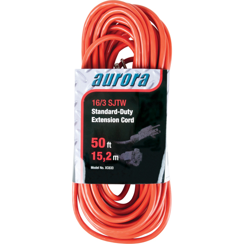 Extension Cord, Indoor/Outdoor, SJTW, 16/3 AWG, 13 A, 50' Nuna Depot Inc.