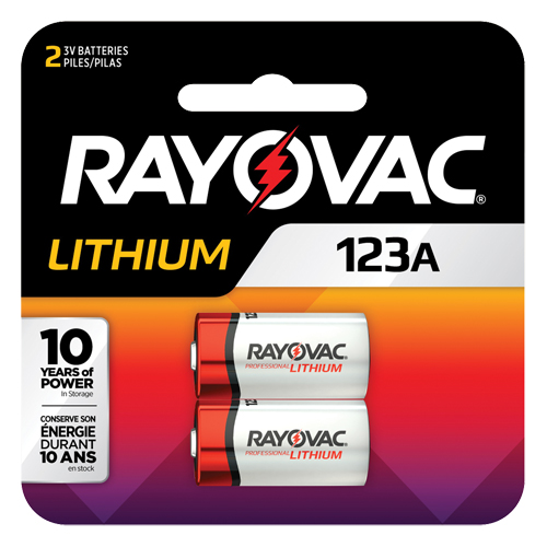 Batteries au lithium, 123, 3 V Nuna Depot Inc.