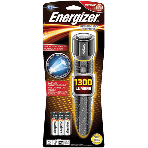 Lampe de poche Vision HD, DEL, 1300 lumens, Piles AA Nuna Depot Inc.