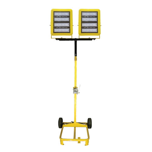 Chariot d'&eacute;clairage &agrave; deux t&ecirc;tes avec treuil, DEL, 400 W, 60 000 lumens, Boîtier en Aluminium Nuna Depot Inc.