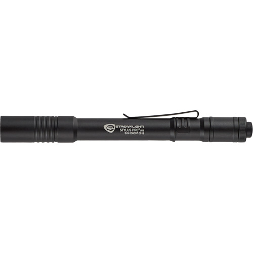 Lampe de poche stylo USB Stylus Pro, DEL, 350 lumens, Corps en Aluminium, piles Rechargeable, Compris Nuna Depot Inc.