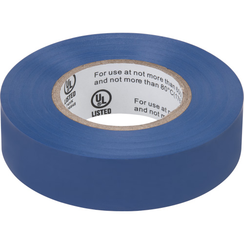 Electrical Tape, 19 mm (3/4") x 18 M (60'), Blue, 7 mils Nuna Depot Inc.