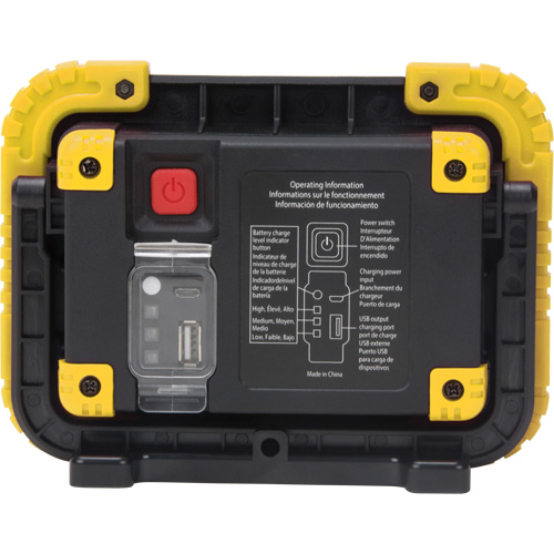 Portable Work Light, LED, 10 W, 1000 Lumens, Plastic Housing Nuna Depot Inc.
