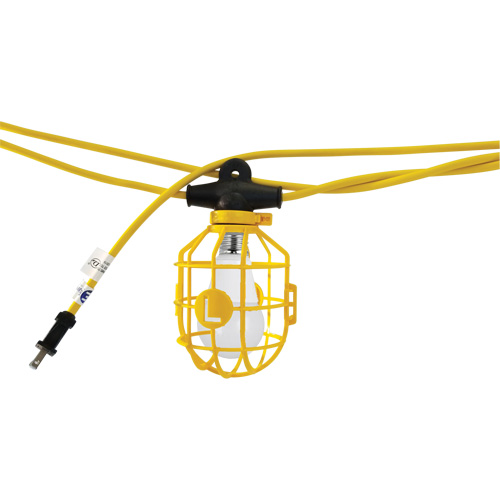 Chaînes de lumi&egrave;res DEL avec connecteur, 5 Lumi&egrave;res, 600" lo, Boîtier en Plastique Nuna Depot Inc.