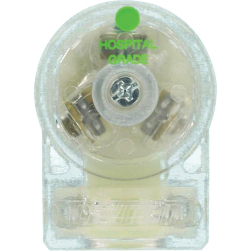 Angled Hospital Grade Extension Plug, Nylon, 15 Amps, 125 V Nuna Depot Inc.