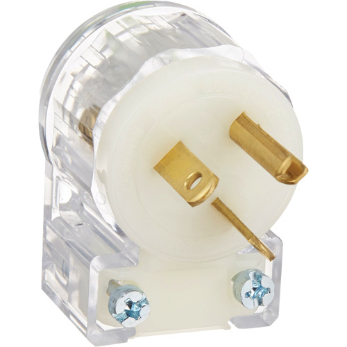 Angled Hospital Grade Extension Plug, Nylon, 20 Amps, 250 V Nuna Depot Inc.