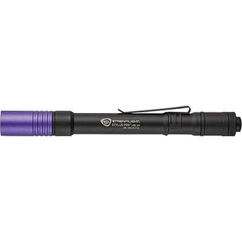 Lampe stylo UV avec port de recharge micro USB Stylus Pro, DEL, Corps en Aluminium, piles Rechargeable, Compris Nuna Depot Inc.