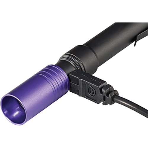 Lampe stylo UV avec port de recharge micro USB Stylus Pro, DEL, Corps en Aluminium, piles Rechargeable, Compris Nuna Depot Inc.