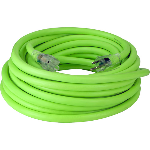 Flexzilla&reg; Pro Industrial Extension Cord, All-Weather, SJTW, 10/3 AWG, 15 A, 50' Nuna Depot Inc.