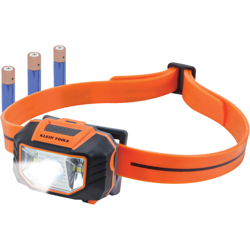 Headlamp with Silicone Hardhat Strap, LED, AAA Batteries, Plastic Nuna Depot Inc.