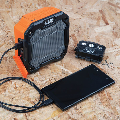 Bluetooth&reg; Jobsite Speaker with Magnet & Hook (Tool Only), Lithium-Ion Nuna Depot Inc.