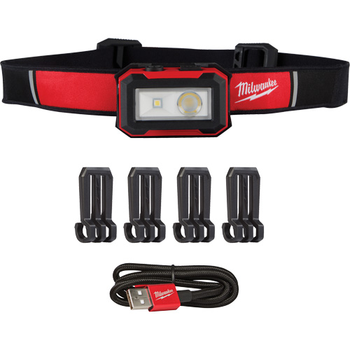 Lampe frontale magn&eacute;tique et lampe de travail, DEL, 450 lumens, 2,5 hres de fonctionnement, piles Rechargeable Nuna Depot Inc.