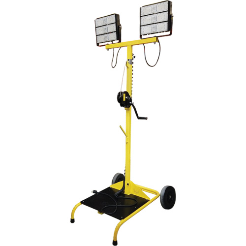 Chariot &agrave; lampe Beacon978 avec treuil, DEL, 150 W, 22500 lumens, Boîtier en Aluminium Nuna Depot Inc.