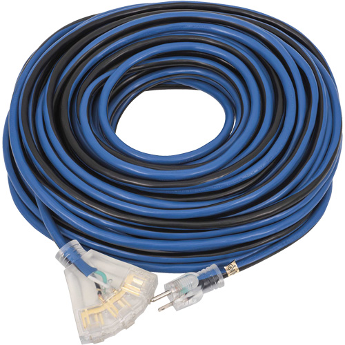 JLEC-12100 Contractor Grade Extension Cord, Indoor/Outdoor, SJTOW, 12 AWG, 15 A, 100' Nuna Depot Inc.
