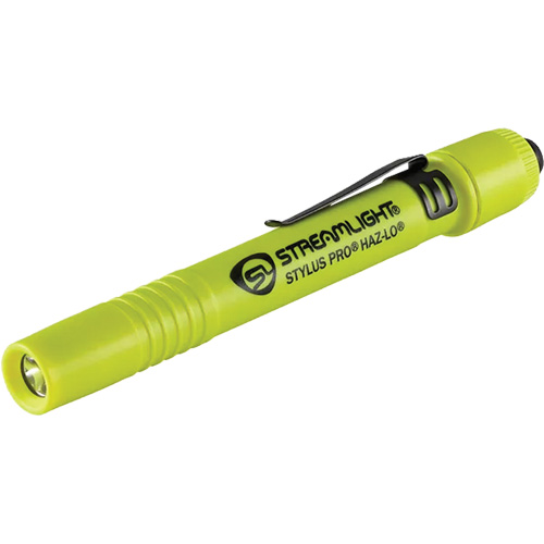 Lampe stylo &agrave; s&eacute;curit&eacute; intrins&egrave;que Stylus Pro HAZ-LO, DEL, 105 lumens, piles AAA, Compris Nuna Depot Inc.