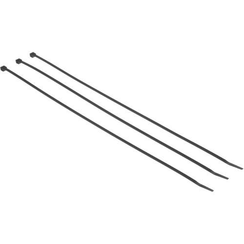 Attache de c&acirc;ble &agrave; ardillon, Longueur 7-3/10", R&eacute;sistance &agrave; la traction 50 lb, Noir Nuna Depot Inc.