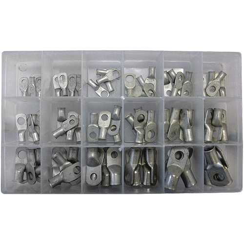 72-Piece Tin Plated Tubular Lug Ring Kit Nuna Depot Inc.