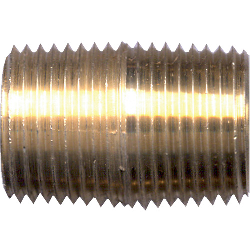 Close Nipple, Brass, 1/4", NPT Nuna Depot Inc.