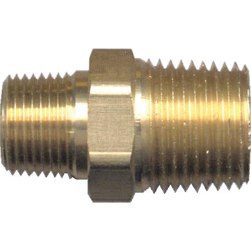 Mamelon de r&eacute;duction hexagonal, Laiton, 1/2" x 3/8", NPT x NPT Nuna Depot Inc.
