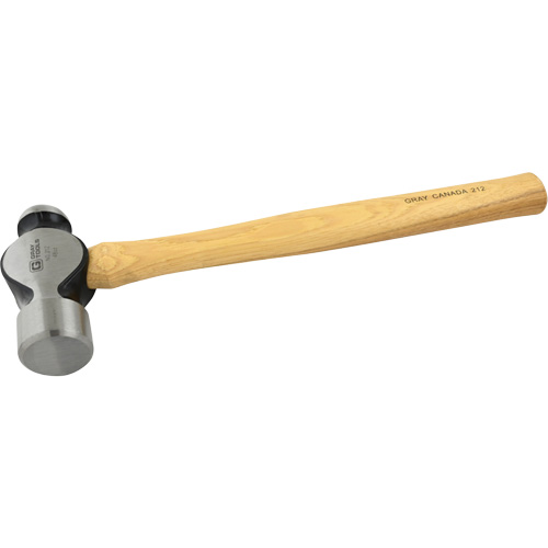 Ball Pein Hammer, 48 oz. Head Weight, Plain Face, Wood Handle Nuna Depot Inc.