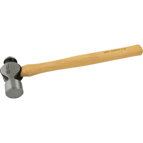 Ball Pein Hammer, 40 oz. Head Weight, Plain Face, Wood Handle Nuna Depot Inc.