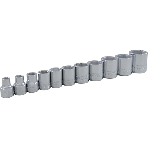Jeu de douilles SAE, 11 Mcx, Prise de 3/8" Nuna Depot Inc.