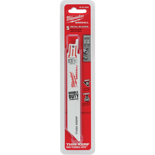 Lame de scie pour m&eacute;tal Sawzall, Bim&eacute;tal, 10 Dents par pouce, 6" lo Nuna Depot Inc.