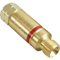 Antiretours pare-flammes - Oxy/gaz combustibles, Gaz combustibles (rouge)/Oxyg&egrave;ne (vert), Style pour adapteur de d&eacute;tendeur Nuna Depot Inc.