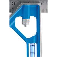 True Blue&reg; Combination Square, 12" L, 1/16" Graduations, Steel, Plain Nuna Depot Inc.