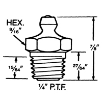 Fitting, 1/4"-18 Thread Nuna Depot Inc.