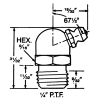 Fitting, 1/4" Thread Nuna Depot Inc.