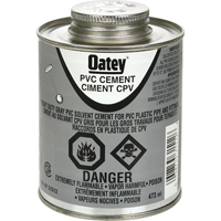 PVC Heavy-Duty Cement, 473 ml, Brush-Top Can, Grey Nuna Depot Inc.