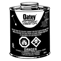 PVC Heavy-Duty Cement, 946 ml, Brush-Top Can, Grey Nuna Depot Inc.