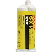 Hysol E-20NS Epoxy, Two-Part, Dual Cartridge, 120 g., Tan Nuna Depot Inc.