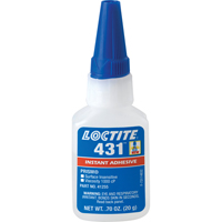 Adh&eacute;sif instantan&eacute;  431 pour toute surface, Transparent, Bouteille, 20 g Nuna Depot Inc.