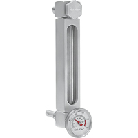 Indicateur de niveau &agrave; liquide en Aluminium, Filet&eacute;, 12" lo, 205°F (96,11° C) Nuna Depot Inc.