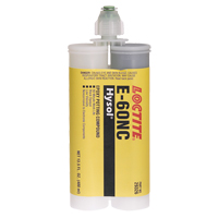 E-60NC Electrically Non-Corrosive Structural Adhesives, 400 ml, Dual Cartridge, Two-Part, Black Nuna Depot Inc.