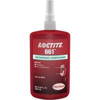 Compos&eacute; de retenue Loctite 661, 250 ml, Bouteille, Jaune Nuna Depot Inc.