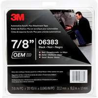 3M Automotive Acrylic Tape, 18 M (60') L x 22 mm (7/8") W, 45 mils, Acrylic Nuna Depot Inc.