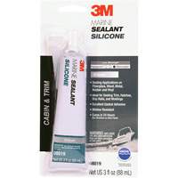 Marine Grade Silicone Sealant, 3 oz., Tube, Clear Nuna Depot Inc.