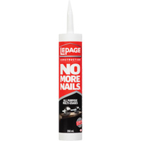 Adh&eacute;sif de construction multi-usages No More Nails Nuna Depot Inc.