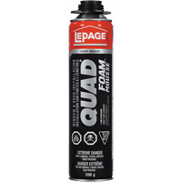 Quad&reg; Foam Window & Door Installation Foam, Aerosol Can, Tan Nuna Depot Inc.