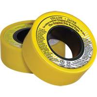 Ruban d'&eacute;tanch&eacute;it&eacute; pour filet en PTFE, 236" lo x 3/4" la, Jaune Nuna Depot Inc.