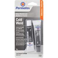 Cold Weld Bonding Compound, 2 x 28 g, Tube, Two-Part, Grey Nuna Depot Inc.