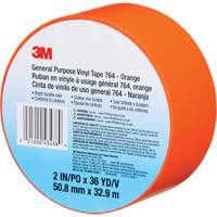 Ruban en vinyle pour travaux g&eacute;n&eacute;raux 764, 50,8 mm (2") la x 32,9 m (108') lo, 5 mils, Orange Nuna Depot Inc.