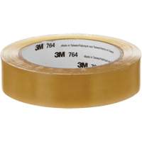 Ruban en vinyle pour travaux g&eacute;n&eacute;raux 764, 25,4 mm (1") la x 32,9 m (108') lo, 5 mils, Transparent Nuna Depot Inc.