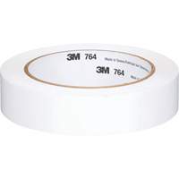 Ruban en vinyle pour travaux g&eacute;n&eacute;raux 764, 25,4 mm (1") la x 32,9 m (108') lo, 5 mils, Blanc Nuna Depot Inc.